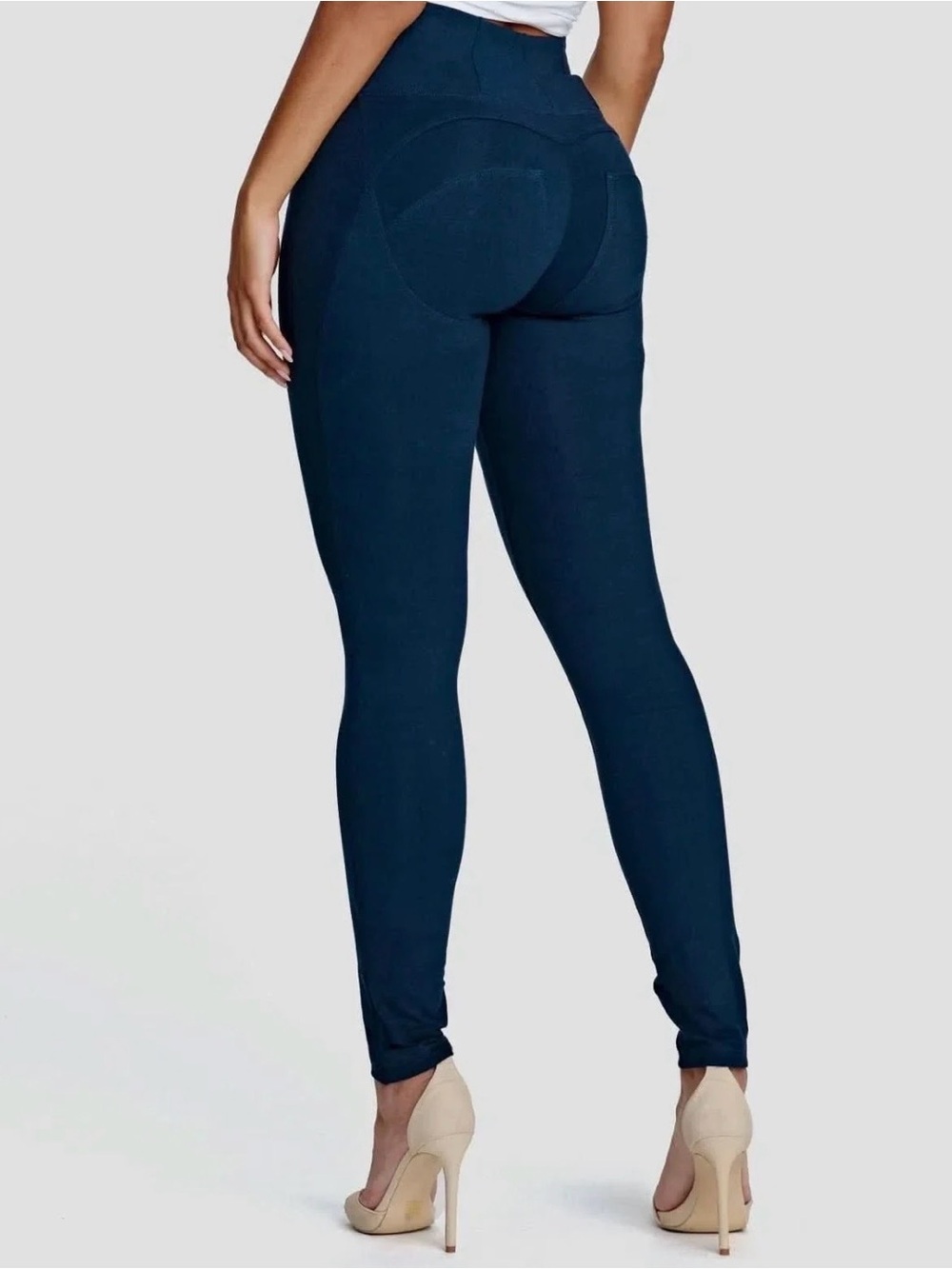 Freddy Deep Teal High-Waist Sculpting Leggings xl - Picture 2 of 6